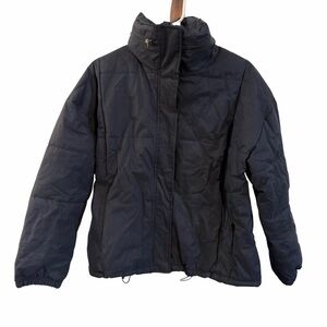 American Eagle Women’s Navy Blue Puffer Size M NWOT | Hooded Zip & Button Coat